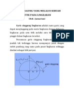 Materi Pgs Melalui Titik Pada Lingkaran