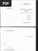 TRAITÉ DU SIGNE VISUEL Traité du signe visuel : pour une rhétorique de l'image(Groupe μ
