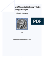 Clair de Lune From "Suite Bergamasque" (Debussy)