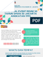 Proposal Event 30 TH Reunion 1993 Sman 30'93 - Revised