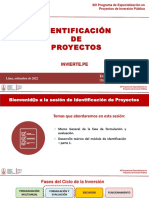 Presentación de Identificación de Proyectos