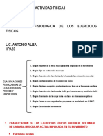 Clasificacion Fisiologica Ejercicios Fisicos - Iipa23