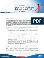 Diferencias Entre El Enfoque Tradicional El Híbrido y El Ágil