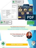 Transformasi Digital Puskesmas - DR Trisna