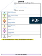 Grade 6 - Year at A Glance (Long Range Support Plans)