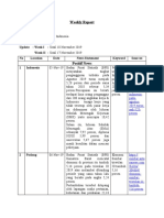 Weekly Report Per 2 Minggu 04 Nov-17 Nov 19