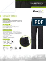 Ficha Proveedor Pantalon Termico Geolite 111349