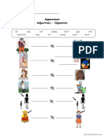 Appearance Adjectives-Opposites