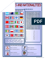 Countries and Nationalities