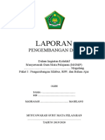 Contoh Lap MGMP Paket 1