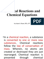 Chemical Reactions and Chemical Equations