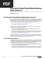 Cisco Secure Firewall Threat Defense Hardening Guide, Version 7.2