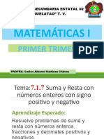 7.1.7 Ordenar Fracciones Comunes