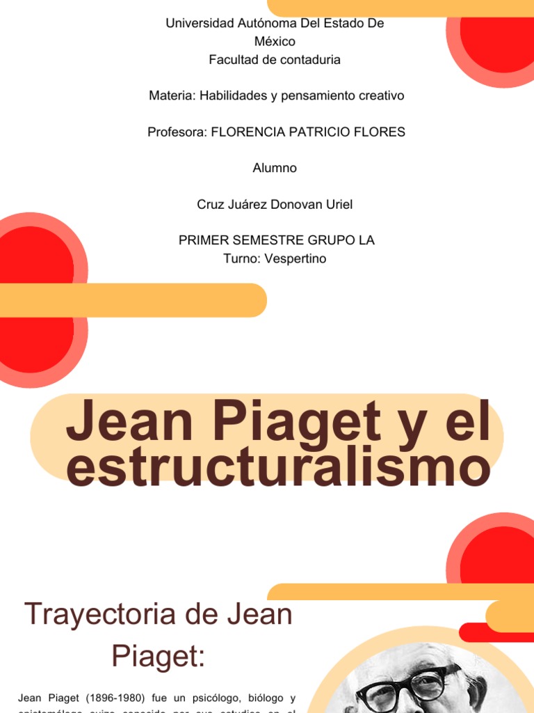 Constructivismo según Piaget | PDF | Constructivismo (filosofía de la ...