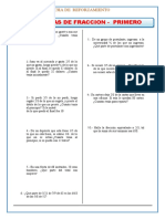 Ficha de Reforzamiento Fracciones Primero