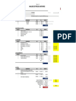 Analisis Plana Paraiso Mano de Obra