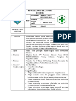 Sop Kewaspadaan Transmisi Kontak