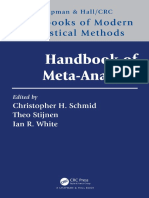 Handbook of Meta-Analysis (Christopher H. Schmid (Editor) Etc.)