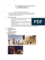 Lesson Plan in History of Physical Education (AutoRecovered)