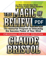 La Magia de Creer Claude Bristol Intro Mitch Horowitz 1948