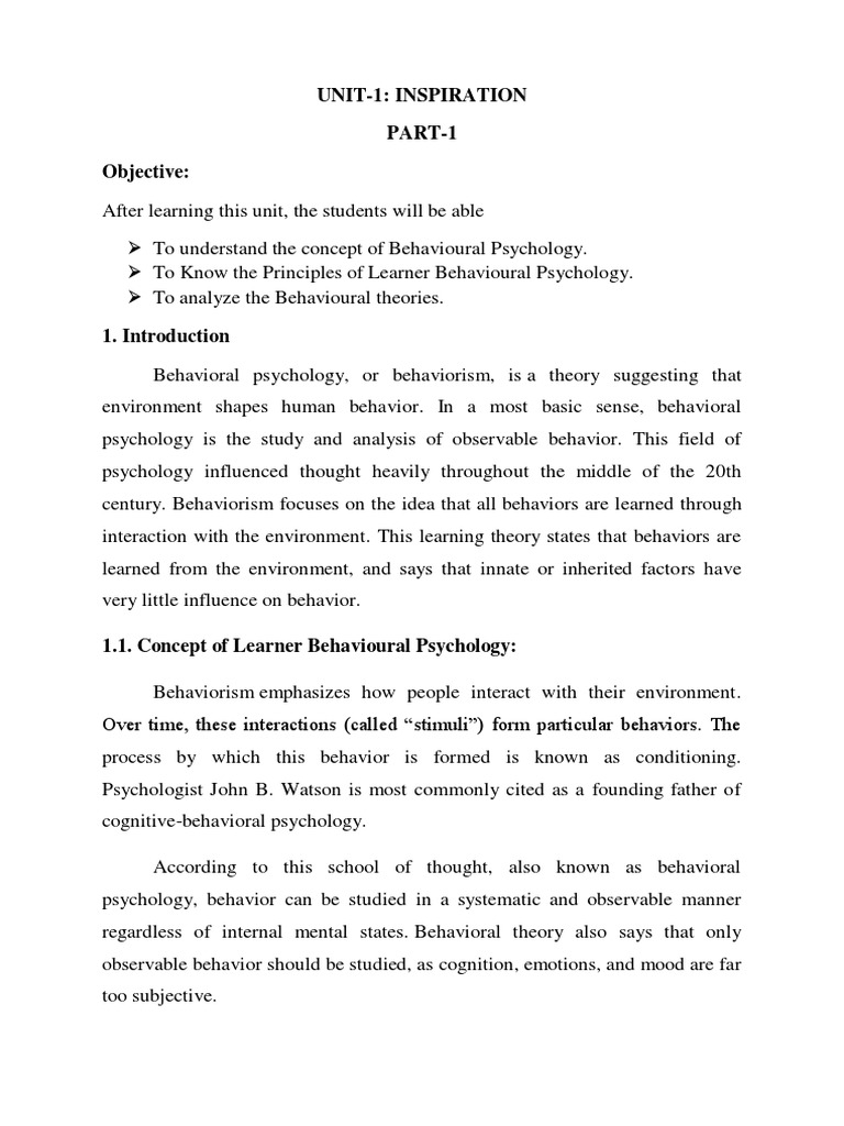 Learners psychology full notes pdf