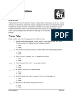 Unit 1 Evaluation (Printable Format)