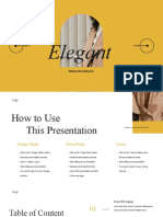Gold Elegant Branding Kit Presentation