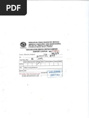 Taxi Receipt