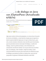 Mensajes de Dialogo en Java Con JOptionPane - Ser Programador - Es