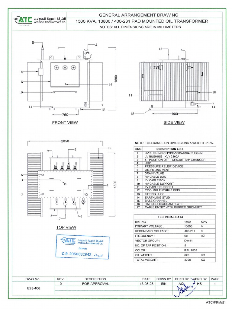 1500-kva-transformer-specifications-pdf