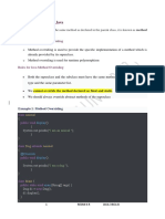 Method Overriding Final and Abstract