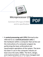 Microprocessor CPU