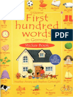 First Hundred Words in German (Heather Amery Stephen Cartwright)