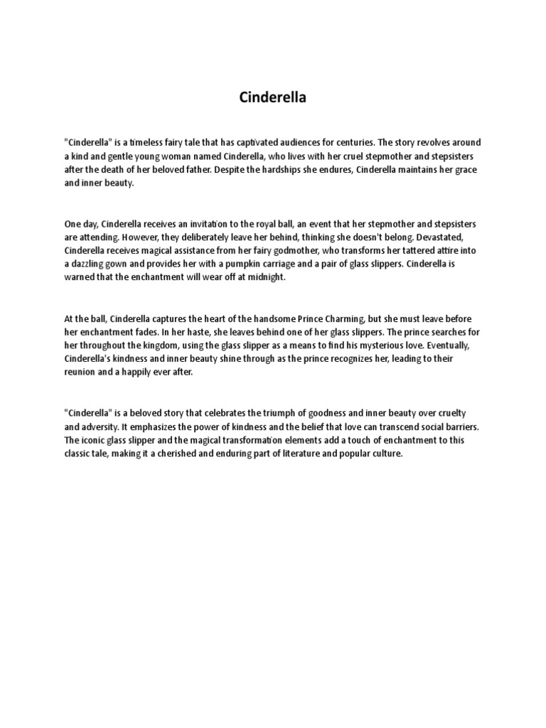 cinderella-summary-pdf