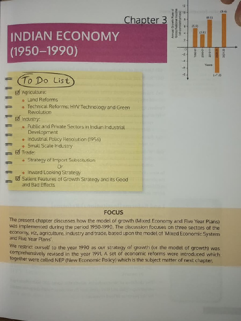 Indian Economy 1950 1990 Ied Pdf Green Revolution Agriculture