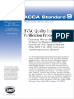 ACCA HVAC Quality Installation Protocols