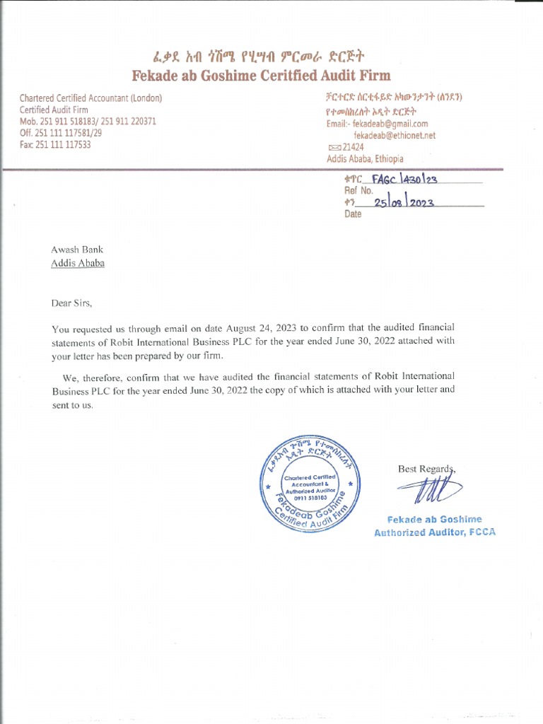 Confirmation Letter | PDF
