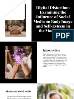 Digital Distortion Examining The Influence of Social Media On Body Image and Self Esteem in The Mod