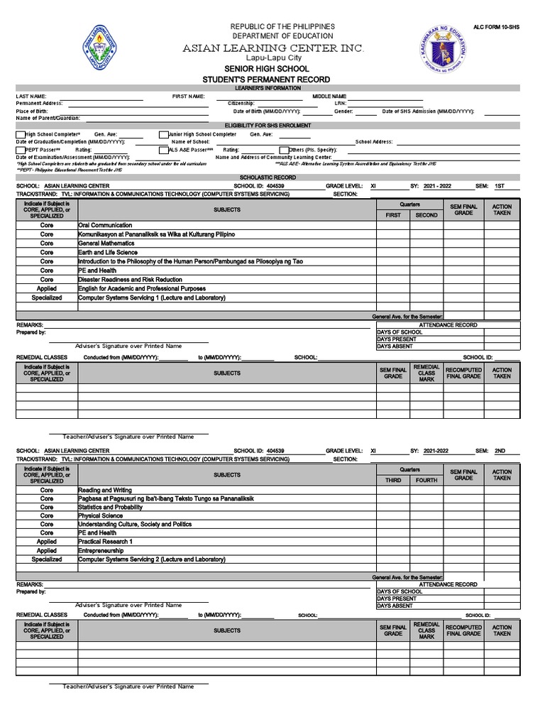 12 Ict (Computer System Servicng) f137 | Download Free PDF | Middle ...