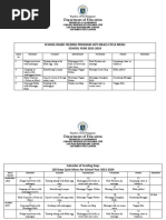 San Juan Es School Based Feeding Program Hot Meals Cycle Menu