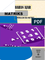 Bahan Ajar Perkalian Matriks