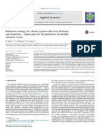 Applied Acoustics: O. Fazio, S. Nacivet, J-.J. Sinou