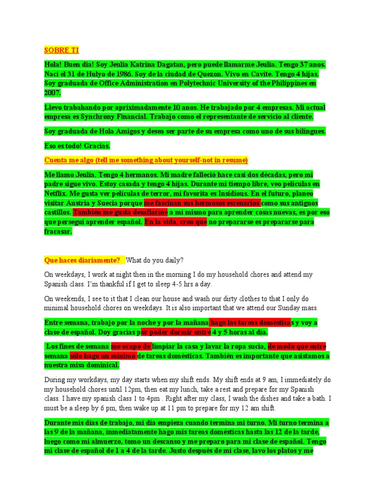 Interview Q and A PDF