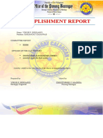 #Accomplishment Report For Lupon 2021-2022
