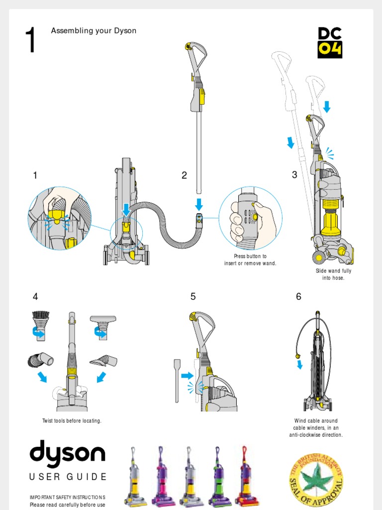 Assembling Your Dyson: User Guide | PDF | Allergen | Allergy