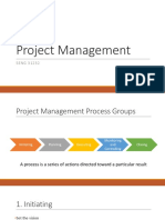 Process Groups and Methodologies
