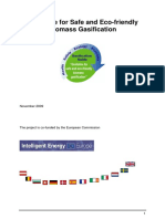 Guideline For Safe and Eco-Friendly Biomass Gasification: November 2009