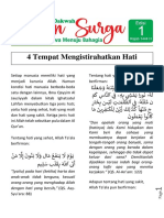 4 Tempat Mengistirahatkan Hati