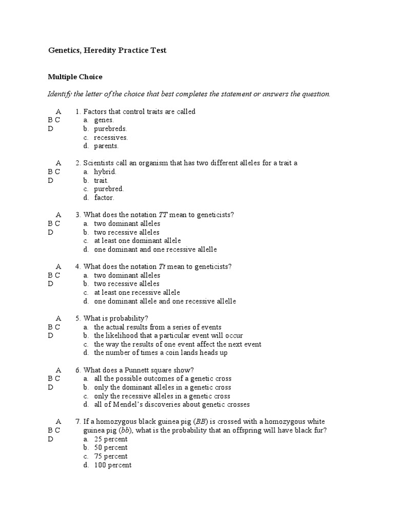 Genetics | PDF | Dominance (Genetics) | Allele