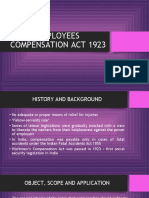 Employees Compensation Act 1923